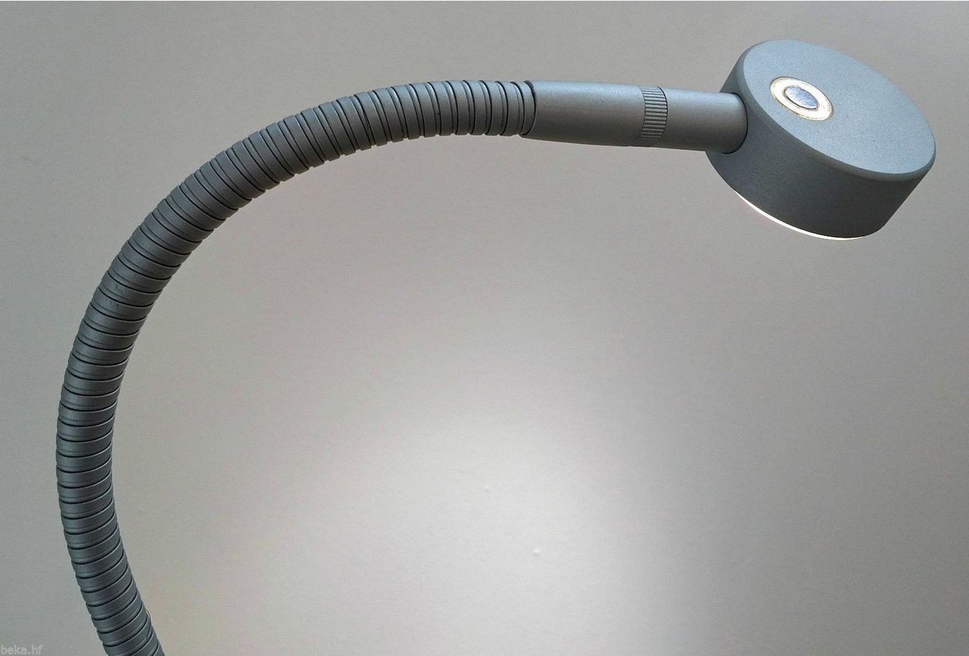 kalb Bettleuchte LED Leseleuchte Bettlampe Flexleuchte chrom silbergrau Touch Schalt, warmweiß – Bild 3 von 5