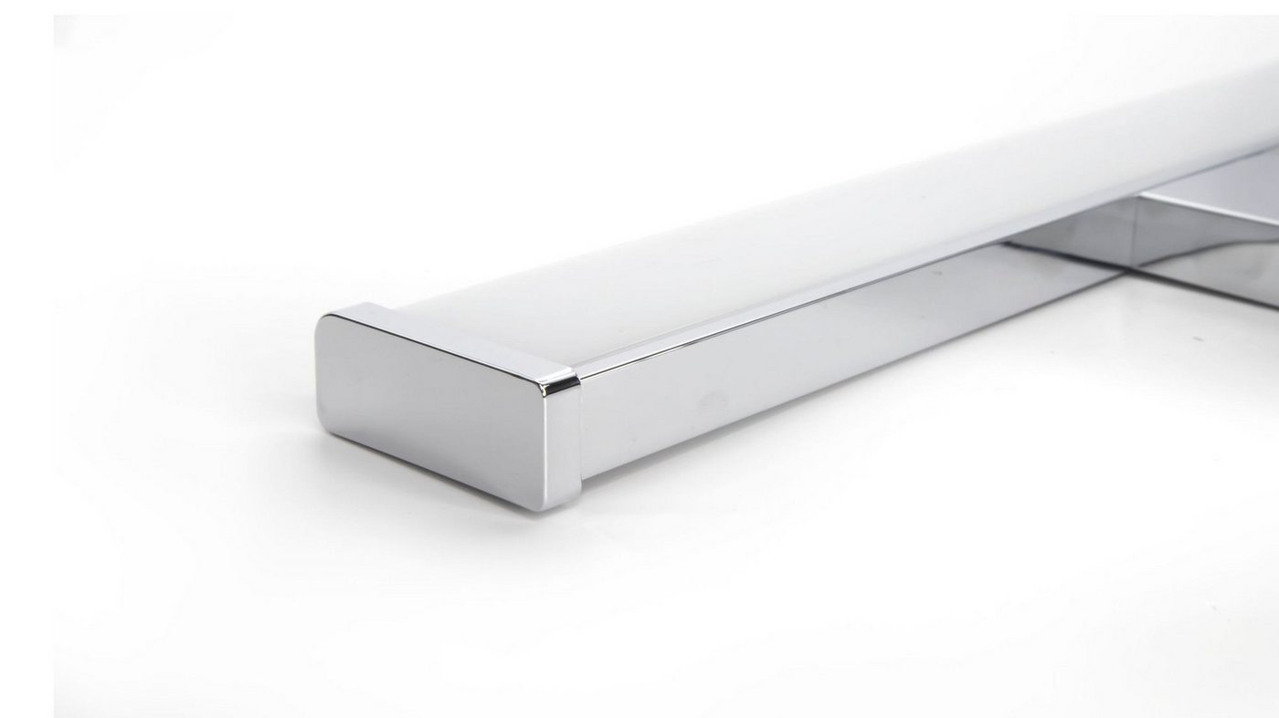 kalb LED Spiegelleuchte Spiegelleuchte chrom oder schwarz 500mm, mit integriertem Netzschalter, Chrom – Bild 5 von 5