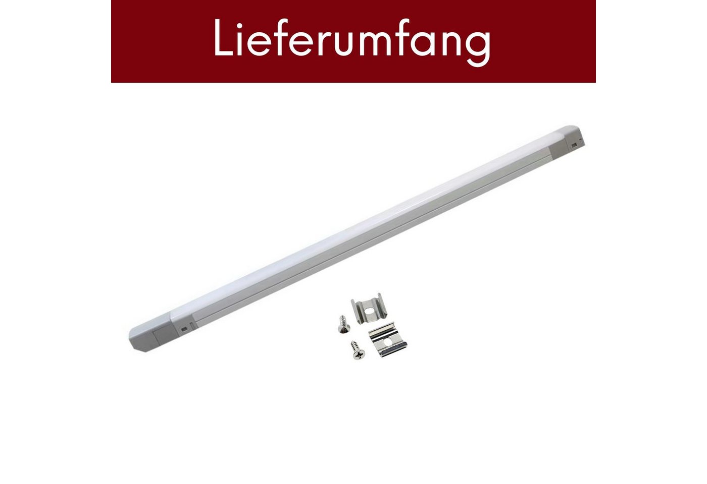 kalb LED Unterbauleuchte Lineara LED Unterbauleuchte 100cm Neutralweiß 13W, Neutralweiß – Bild 4 von 5