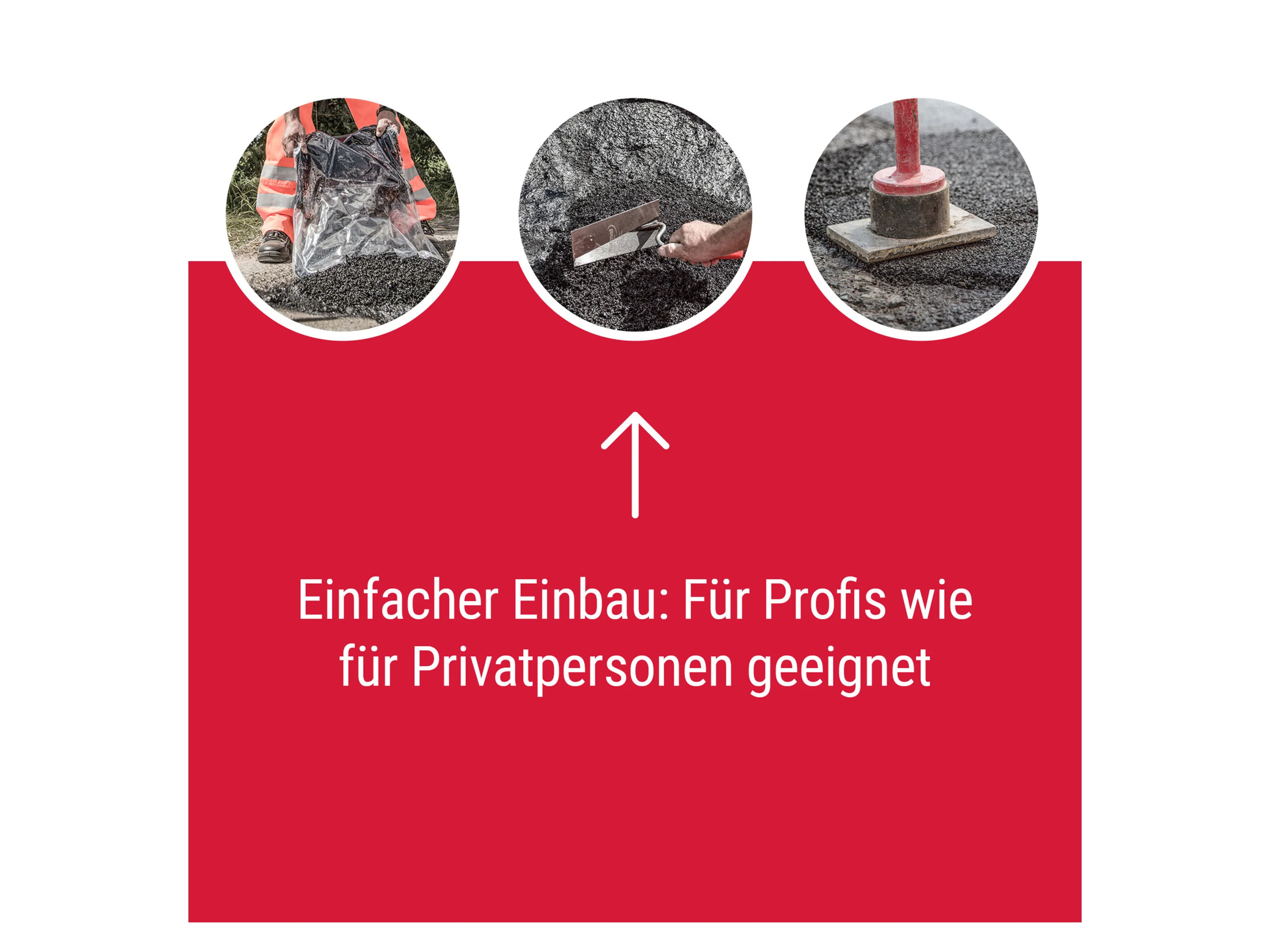 Kaltasphalt »EASYPHALT PRO«, 25 kg – Bild 3 von 3