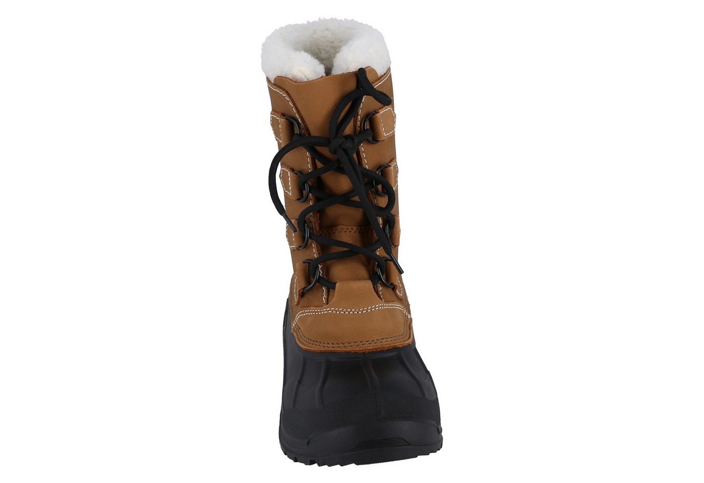 Kamik Alborg (Nubukleder, wasserdicht) hellbraun Damen Winterstiefel – Bild 5 von 5