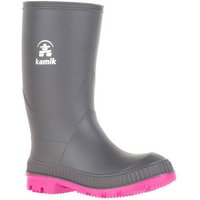 KAMIK Kinder Gummistiefel STOMP, Größe 26 in Grau