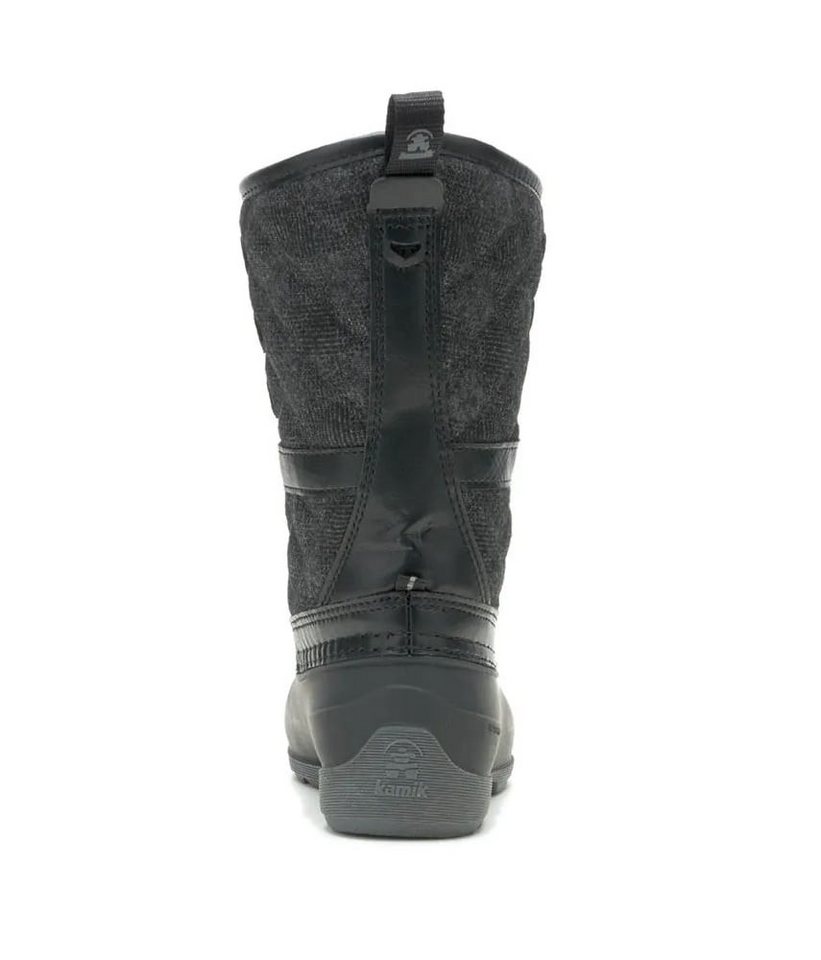 Kamik Sierra - nahtversiegelt, wasserdicht - schwarz Kinder Winterstiefel – Bild 2 von 4