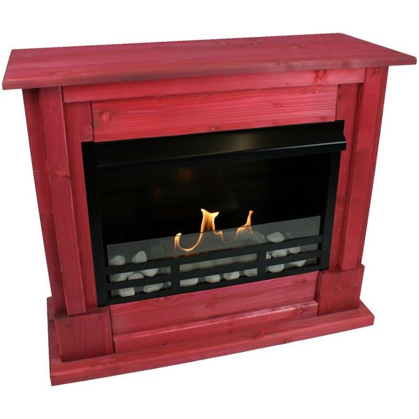 Kaminbau Mierzwa Echtfeuer-Dekokamin Rafael (Deluxe, Brenngel & Bio-Ethanol Kamin inkl. regulierbarer Brenner & Zubehör), Farbwahl, Gelkamin, Ethanolkamin, Bode