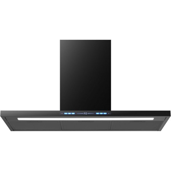 Wolkenstein Kaminhaube Wolkenstein Dunstabzugshaube WT3-90-A++BR, schwarz, 90cm Breite