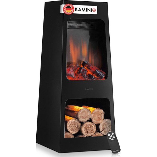 KAMINIO Elektrokamin KAI, 3D-Flammeneffekt, Intelligente 2-Stufen-Heizung