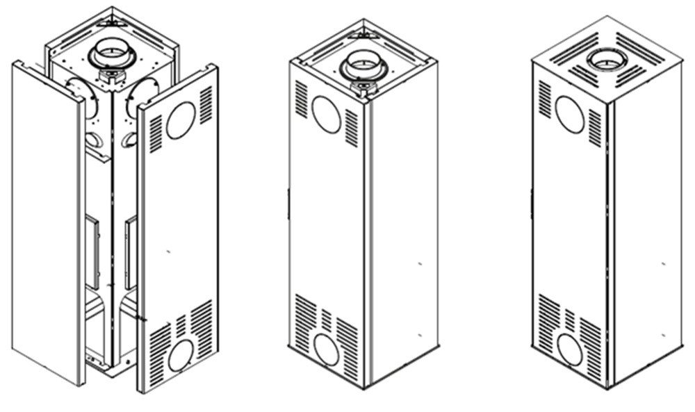 Hitze Kaminofen Eck-Kaminofen Hitze GABI, raumluftunabh. -6,5kW, 6,5 kW – Bild 5 von 5