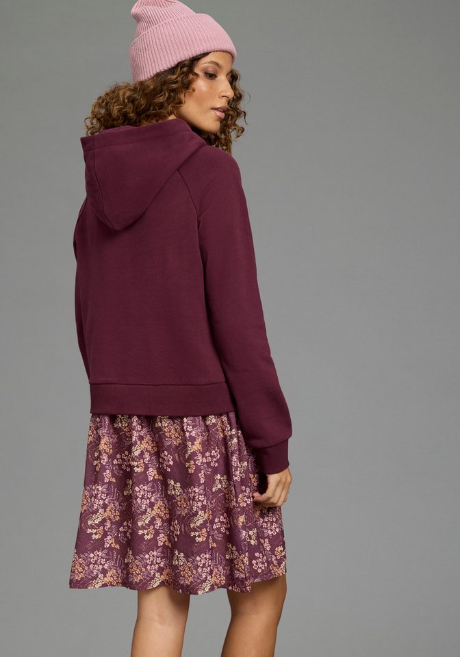KangaROOS 2-in-1-Kleid mit angesetztem Rockteil, mit Langarm, aus Sweatware und Web – Bild 2 von 5
