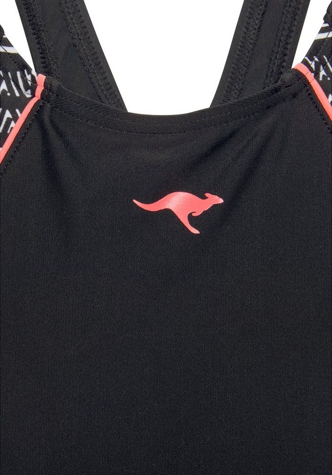 KangaROOS Badeanzug mit bedruckten Einsätzen – Bild 3 von 4
