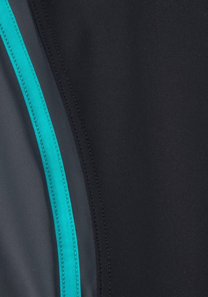 KangaROOS Badeanzug sportiver Stil, mit Kontrastnähten, Marken-Logo-Print – Bild 3 von 4