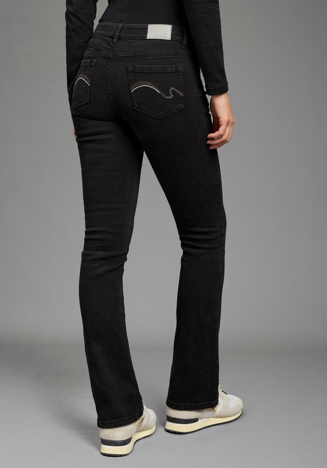 KangaROOS Bootcut-Jeans mit ausgestellter Beinform, aus Baumwolle und Elasthan – Bild 2 von 5