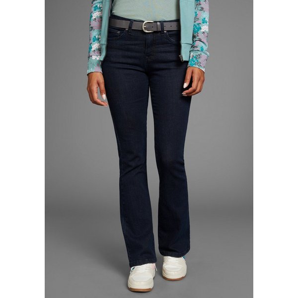 KangaROOS Bootcut-Jeans mit ausgestellter Beinform, aus Baumwolle und Elasthan