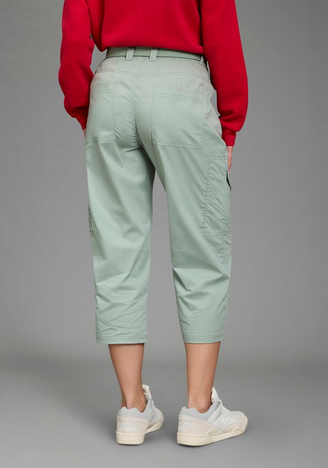 KangaROOS Caprihose (2-tlg., mit abnehmbarem Gürtel) mit seitlich aufgesetzten Taschen – Bild 2 von 5