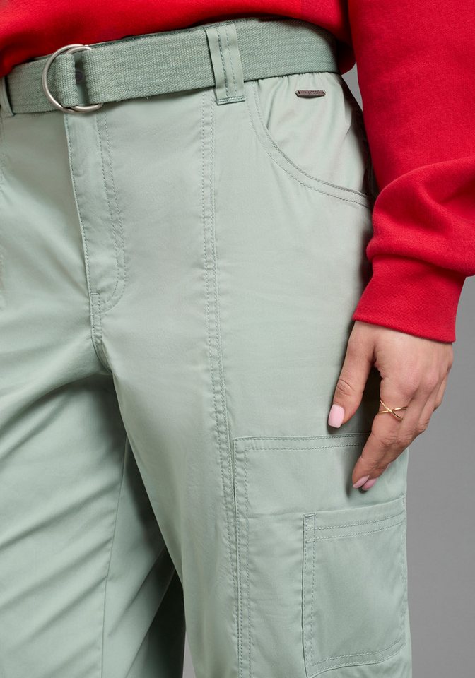 KangaROOS Caprihose (2-tlg., mit abnehmbarem Gürtel) mit seitlich aufgesetzten Taschen – Bild 3 von 5