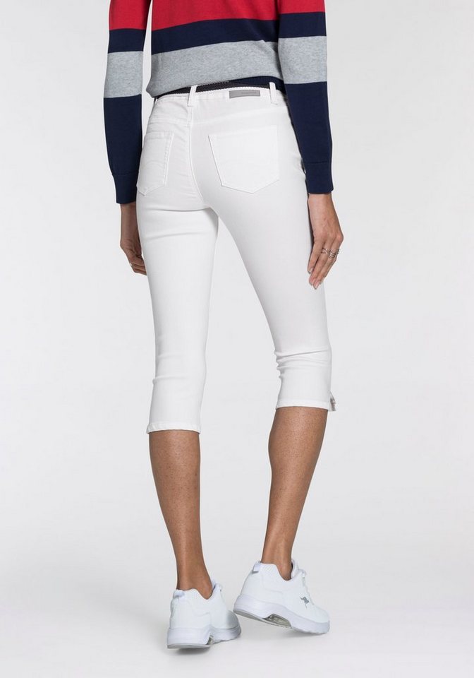 KangaROOS Caprijeans CAPRI-JEANS mit Gürtel (Set, mit abnehmbarem Gürtel) Skinny Fit, mit Schlitz, normale Leibhöhe – Bild 2 von 5