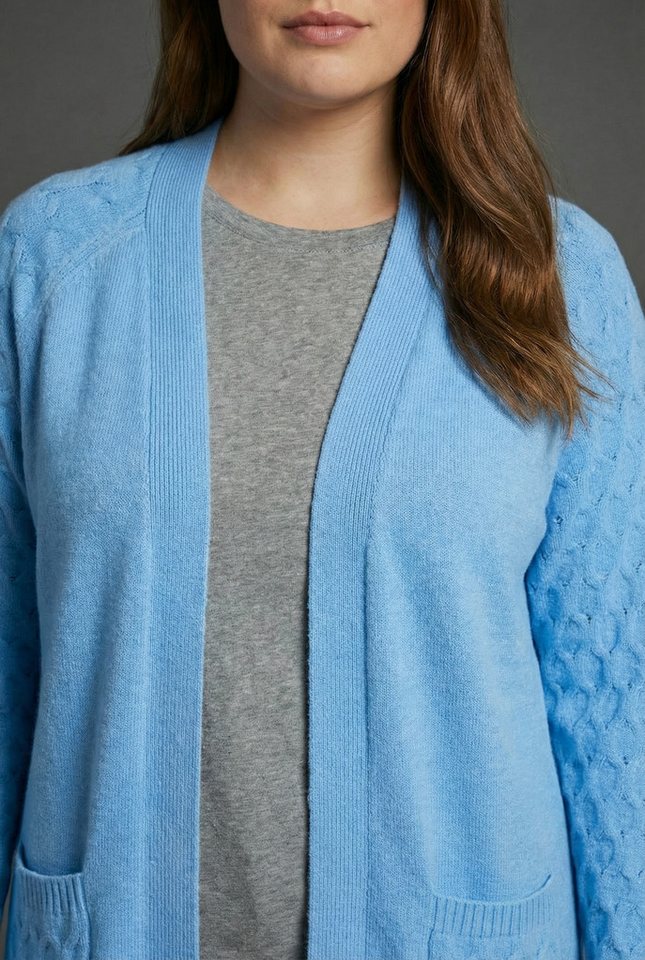 KangaROOS Cardigan casual Stil, bequeme Passform, mit Raglanärmeln, große Größen – Bild 4 von 5