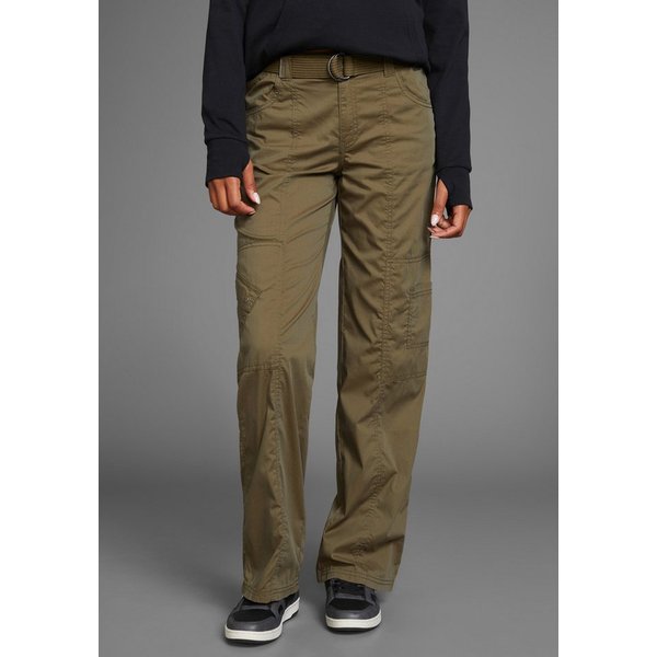 KangaROOS Cargohose (2-tlg., mit abnehmbarem Gürtel) mit besonderem Taschen-Design
