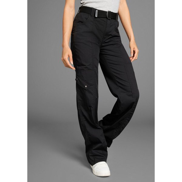 KangaROOS Cargohose (2-tlg., mit abnehmbarem Gürtel) mit besonderem Taschen-Design