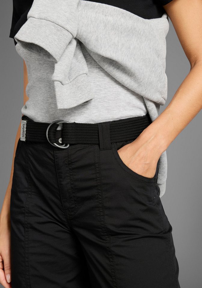KangaROOS Cargohose (2-tlg., mit abnehmbarem Gürtel) mit besonderem Taschen-Design – Bild 2 von 5