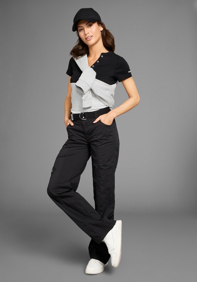KangaROOS Cargohose (2-tlg., mit abnehmbarem Gürtel) mit besonderem Taschen-Design – Bild 4 von 5