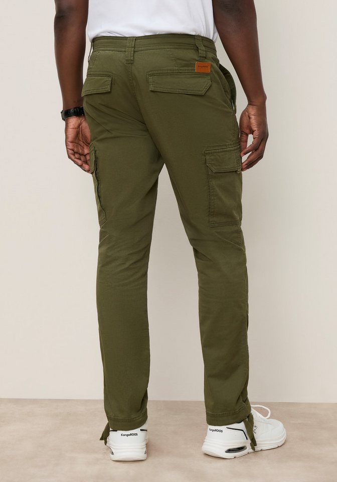 KangaROOS Cargohose gerader Schnitt, Regular Fit, aus Baumwolle und Elasthan – Bild 2 von 5