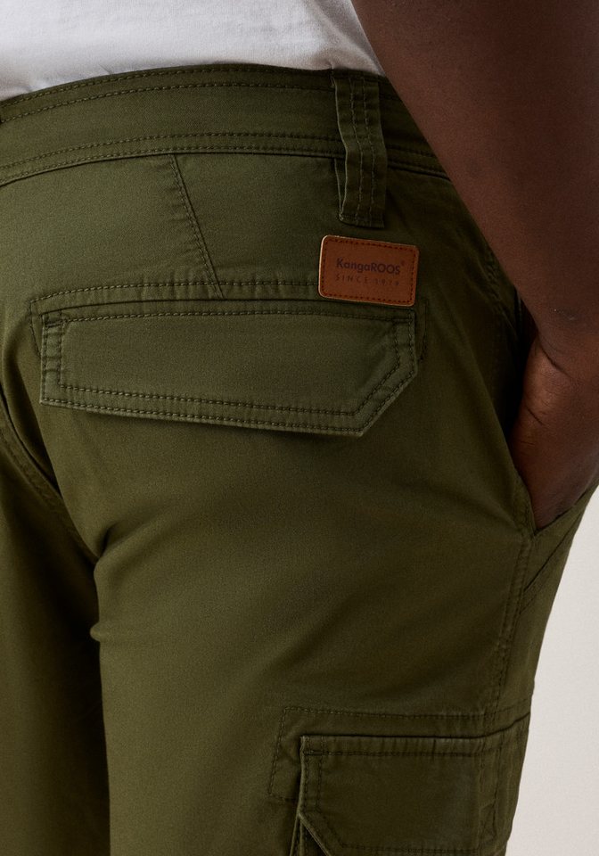 KangaROOS Cargohose gerader Schnitt, Regular Fit, aus Baumwolle und Elasthan – Bild 3 von 5