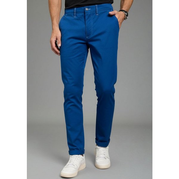 KangaROOS Chinohose Regular Fit, mit geradem Bein, etwas niedrigere Leibhöhe