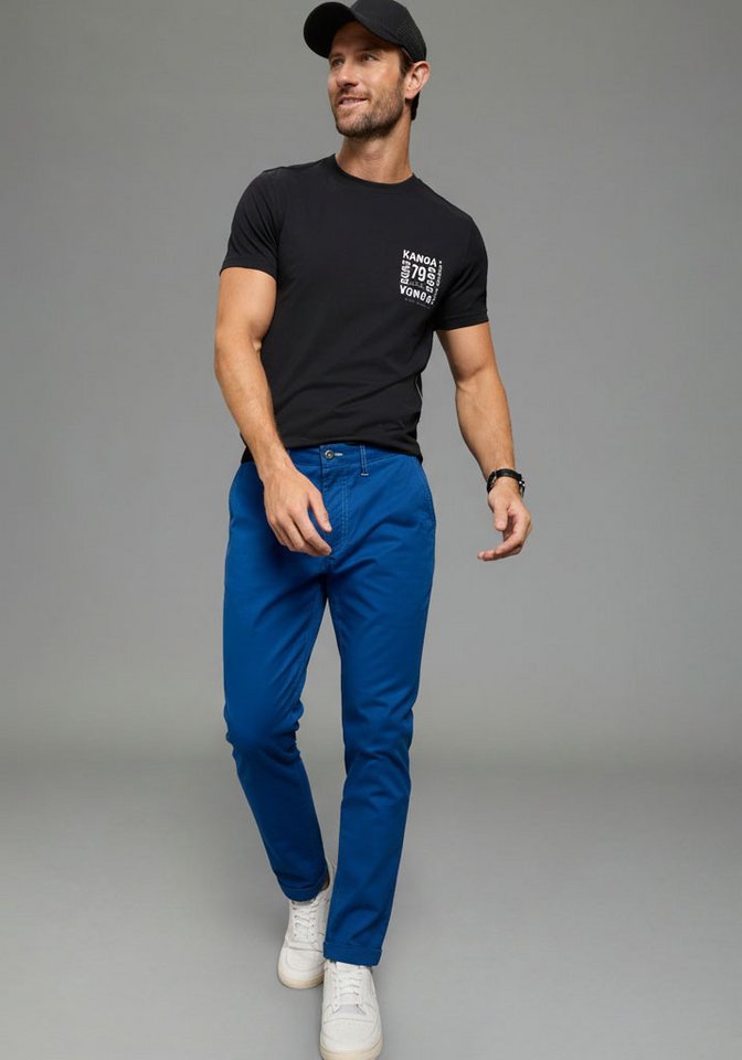 KangaROOS Chinohose Regular Fit, mit geradem Bein, etwas niedrigere Leibhöhe – Bild 4 von 5
