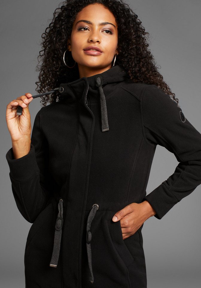 KangaROOS Fleecejacke mit Kapuze, aus Fleece, mit Kordelzug, mit 2-Wege-Reißverschluss – Bild 3 von 5