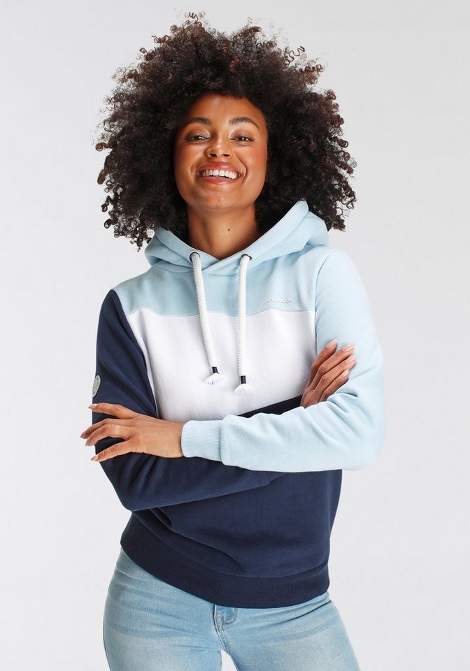 KangaROOS Hoodie Langarm, lockere Passform, Colorblocking-Optik – Bild 2 von 5
