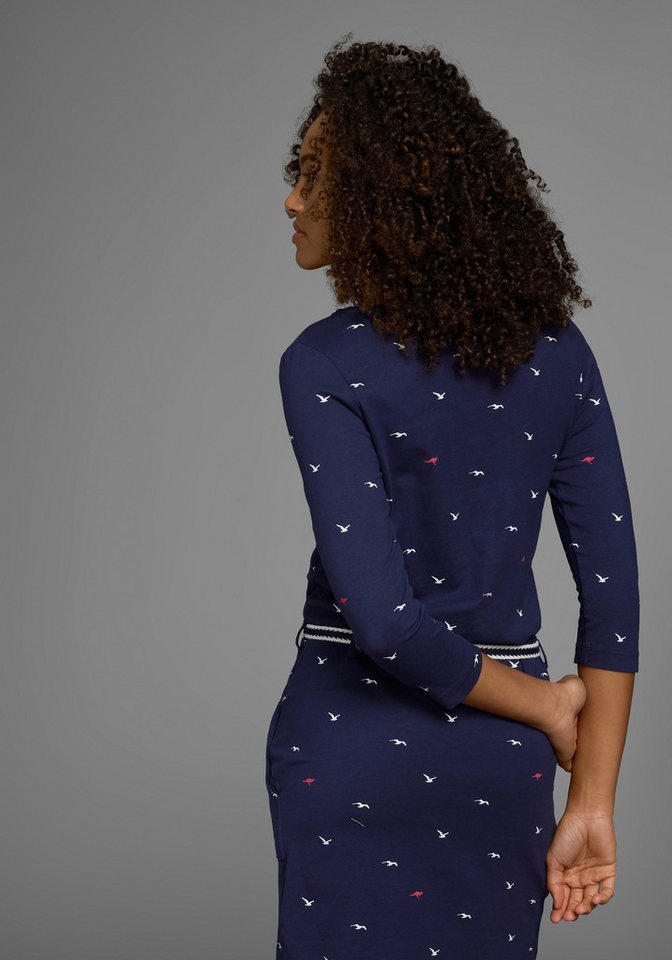 KangaROOS Jerseykleid (Set, mit abnehmbarem Gürtel) figurbetonte Passform, aus Baumwollmischung – Bild 3 von 5