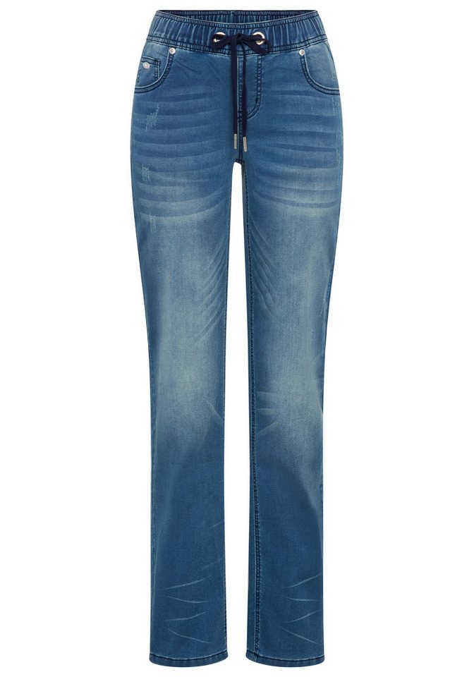 KangaROOS Jogg Pants mit Eingrifftaschen, Gesäßtaschen und Coinpocket, gerader Straight-Fit – Bild 5 von 5