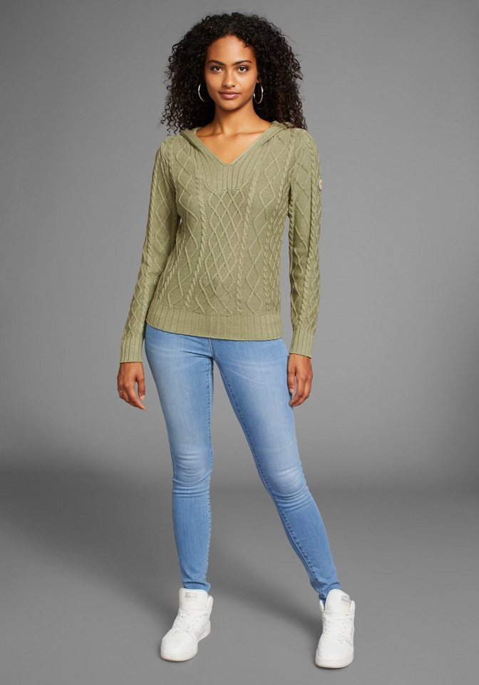 KangaROOS Kapuzenpullover aus Zopfstrick – Bild 5 von 5