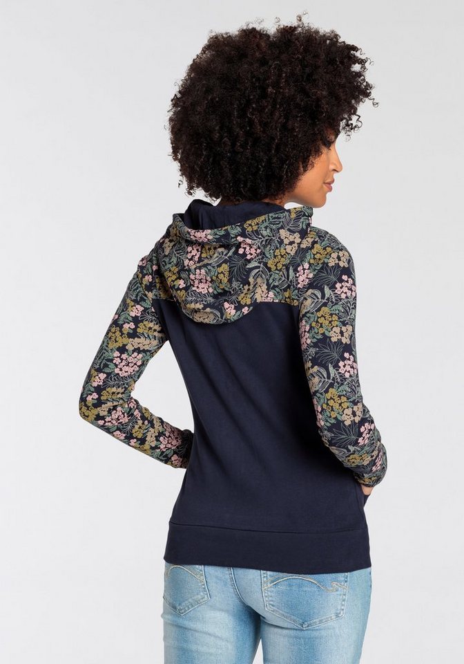 KangaROOS Kapuzensweatjacke mit Blumenprint – Bild 2 von 5
