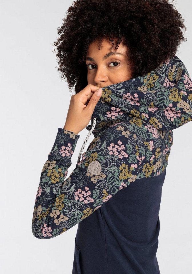 KangaROOS Kapuzensweatjacke mit Blumenprint – Bild 3 von 5