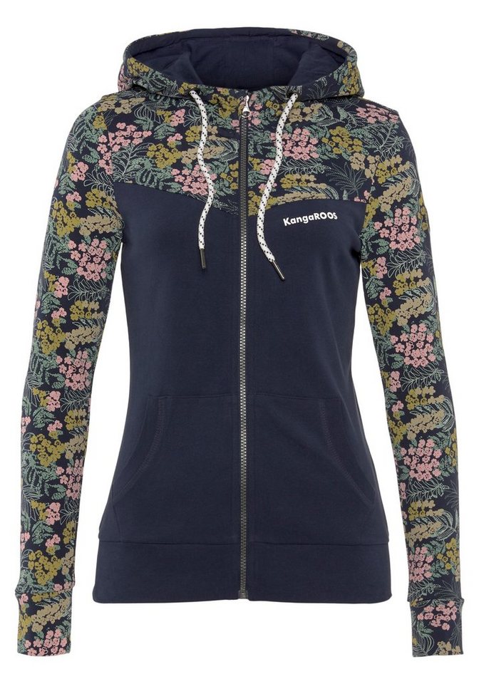 KangaROOS Kapuzensweatjacke mit Blumenprint – Bild 5 von 5