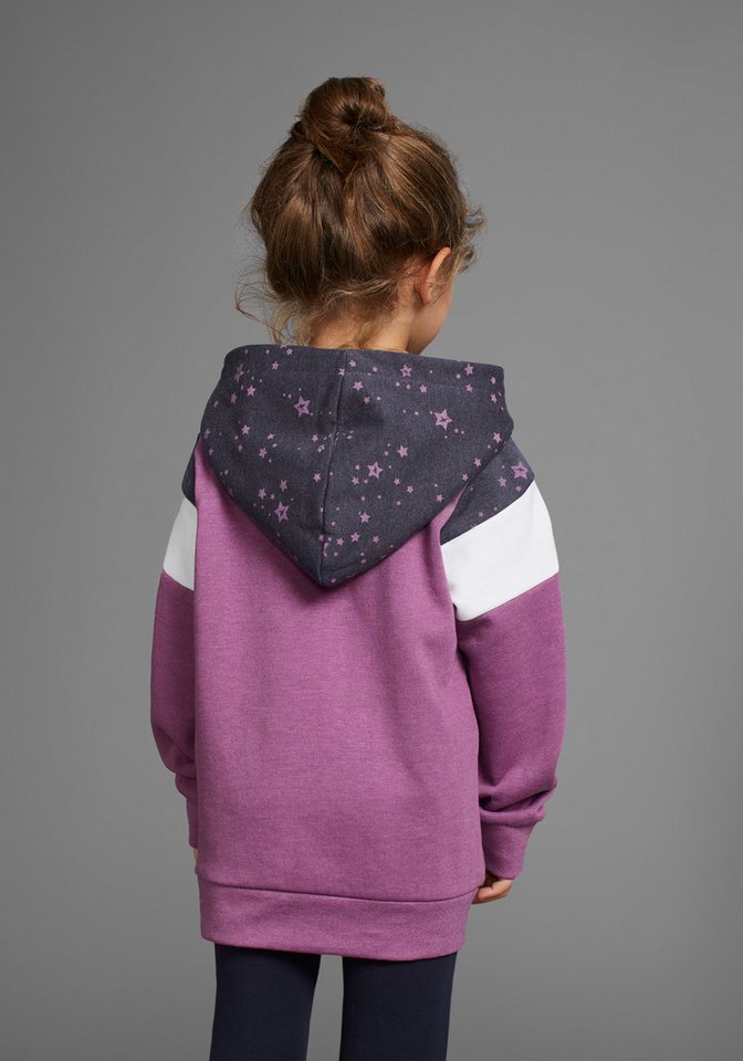 KangaROOS Kapuzensweatshirt Colorblocking, für kleine Mädchen – Bild 2 von 5