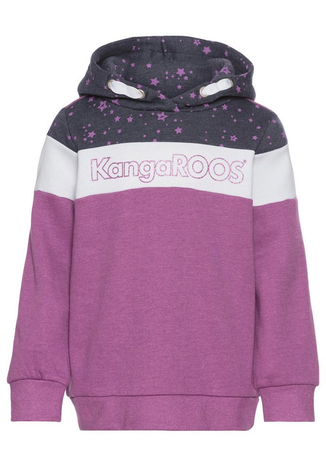 KangaROOS Kapuzensweatshirt Colorblocking, für kleine Mädchen – Bild 5 von 5