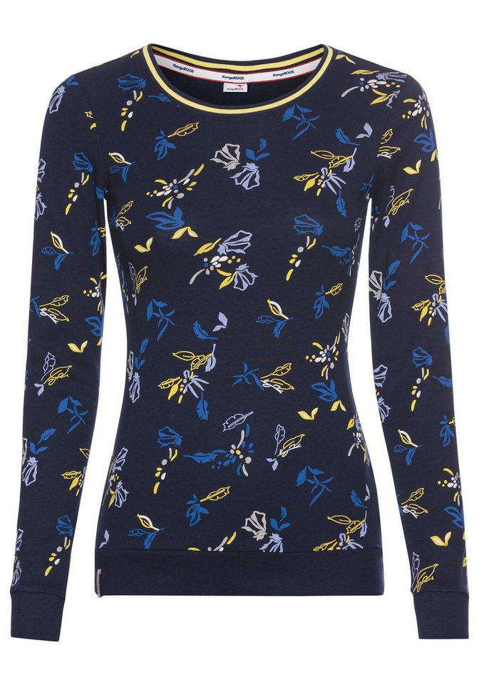 KangaROOS Langarmshirt mit Rundhals, sehr figurbetonte Passform, hüftbedeckende Länge – Bild 5 von 5