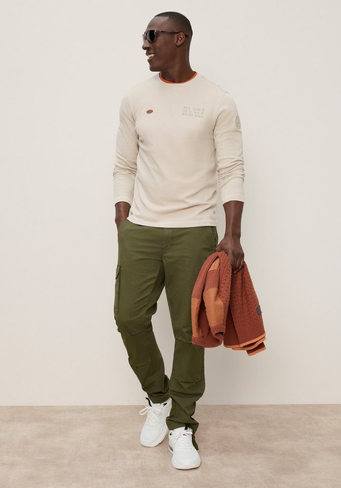 KangaROOS Langarmshirt mit Rundhalsausschnitt, aus Piqué-Material – Bild 4 von 5
