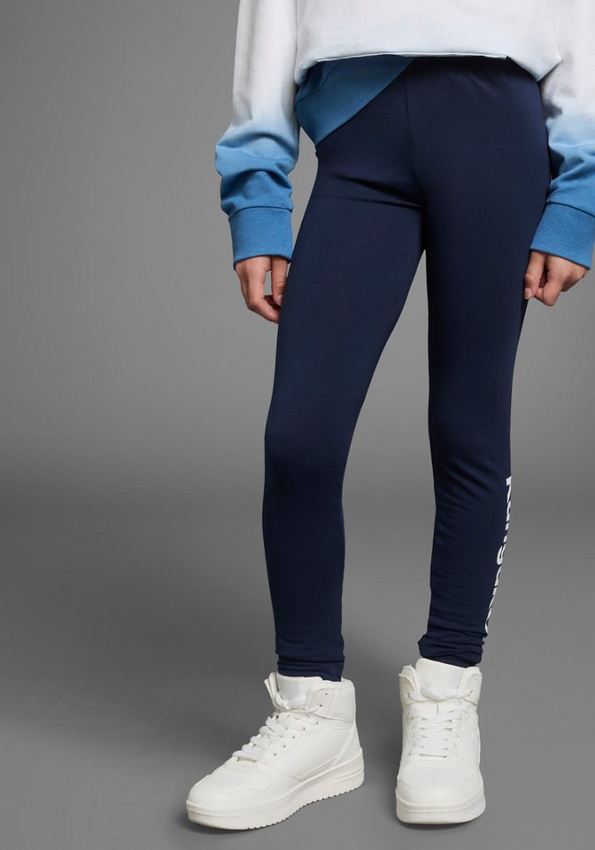 KangaROOS Leggings, Basic Leggings für große und kleine Mädchen mit Logodruck – Bild 2 von 5