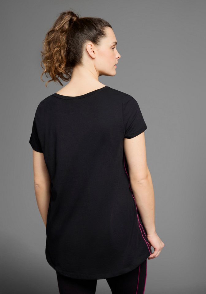 KangaROOS Longshirt (2er-Pack) Kurzarm, figurumschmeichelnde Passform, große Größen – Bild 4 von 5