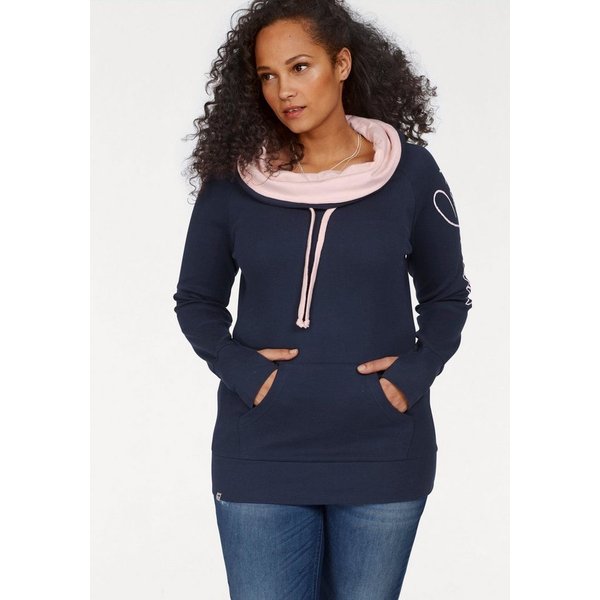 KangaROOS Longsweatshirt figurbetonter Schnitt, mit stylischem Logodruck