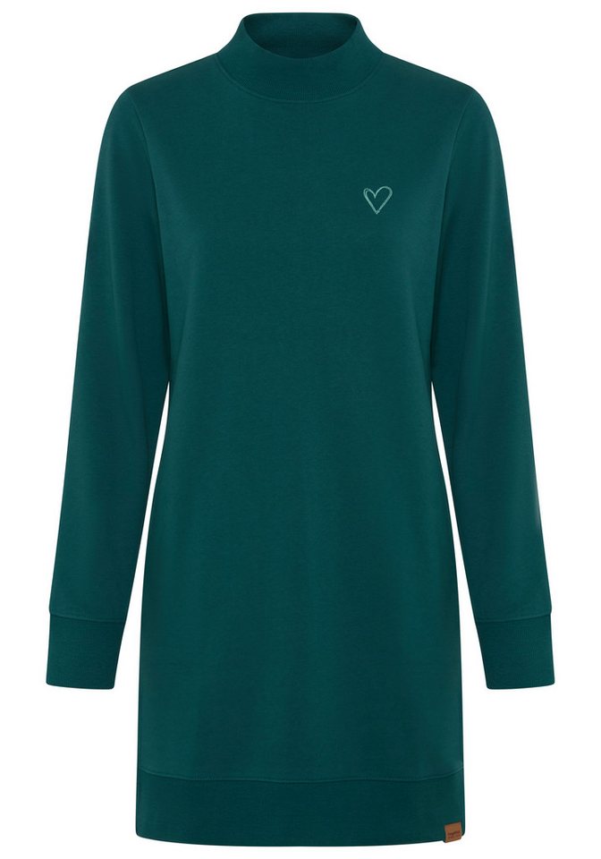 KangaROOS Longsweatshirt mit Rippkragen, aus Baumwolle und Polyester, po-bedeckende Länge – Bild 4 von 5