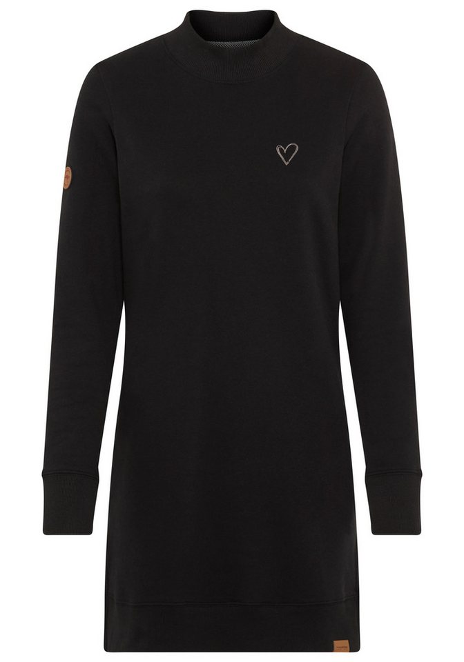 KangaROOS Longsweatshirt mit Rippkragen, aus Baumwolle und Polyester, po-bedeckende Länge – Bild 5 von 5