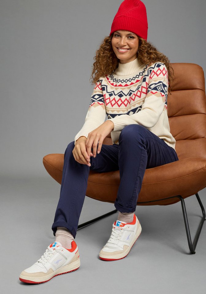 KangaROOS Norwegerpullover hüftbedeckende Länge, figurumspielende Passform – Bild 4 von 5