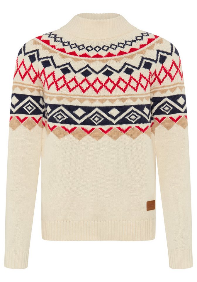 KangaROOS Norwegerpullover hüftbedeckende Länge, figurumspielende Passform – Bild 5 von 5