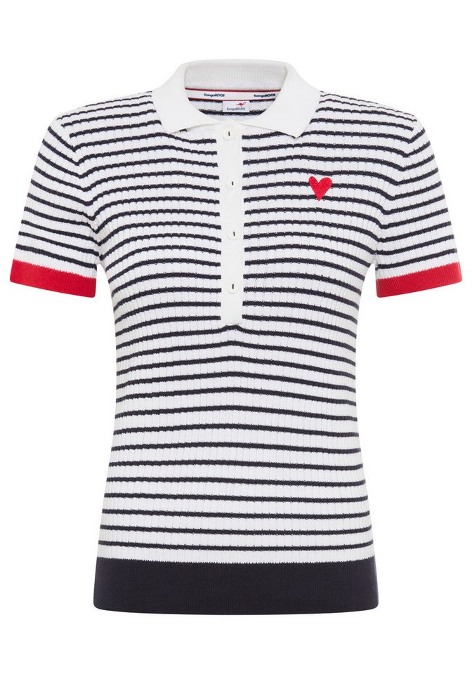 KangaROOS Polokragenpullover aus Baumwoll-Mix, Polokragen, schmale Basic-Passform – Bild 5 von 5