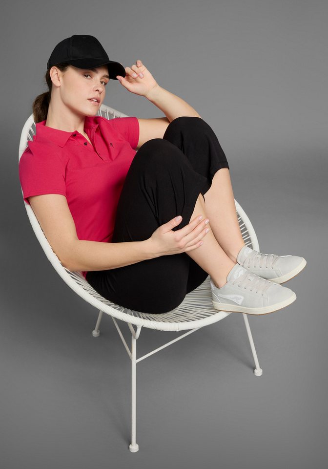 KangaROOS Poloshirt Kurzarm, unifarben, Polokragen, aus Baumwolle, große Größen – Bild 5 von 5