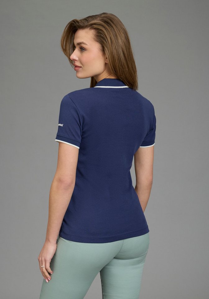 KangaROOS Poloshirt Kurzarm, figurbetonter Schnitt, Colourblocking-Optik, Polokragen – Bild 2 von 5